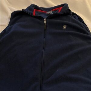 Polo by Ralph Lauren Dark Blue Vest with Red Accents